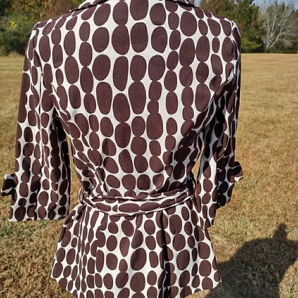 Heart And Soul Brown White Jacket Size Small - Picture 5 of 8